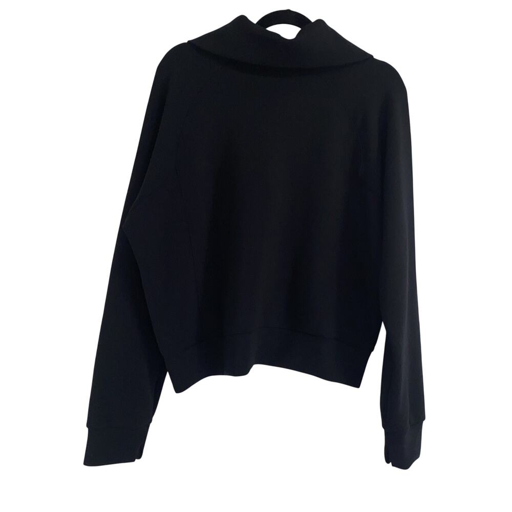 Spanx AirEssentials Black Half-Zip Pullover Athleisure Size XL - Picture 5 of 10